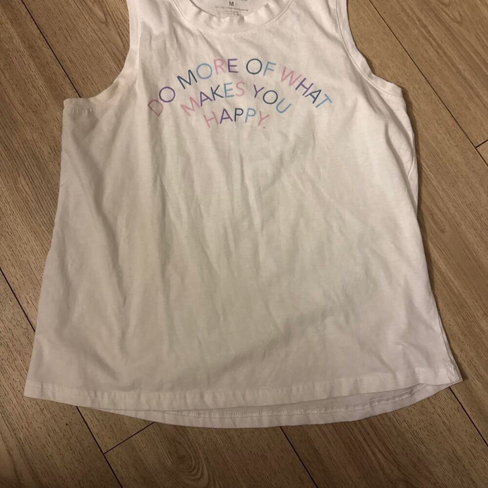 No-brand Women's White and Pink Vest